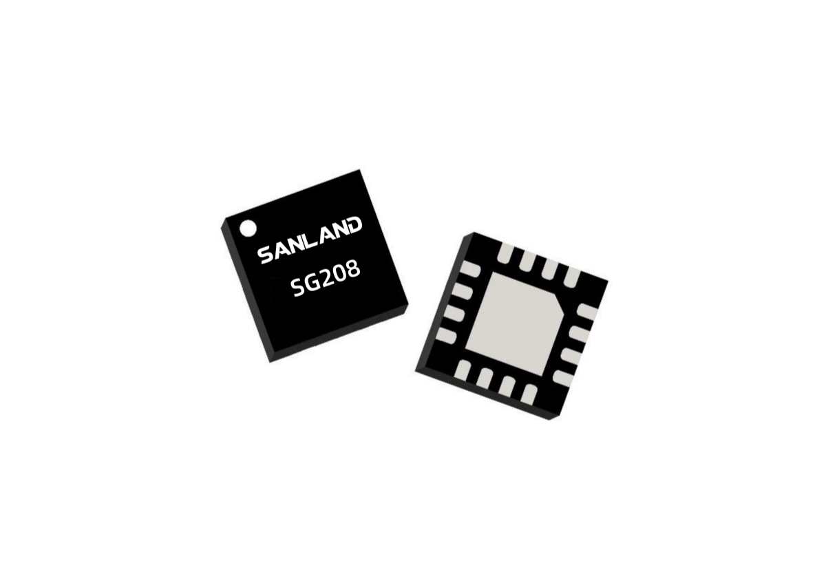SG208 high-gain low-noise GaAs pHEMT RF amplifier IC in 3 × 3 QFN package